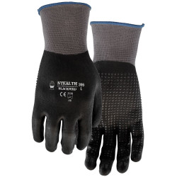Stealth Blackbird, Microfoam Nitrile Gloves - Large