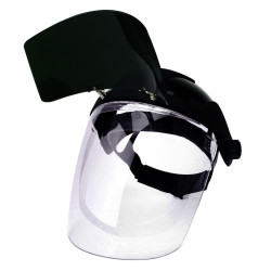 Ratcheting Face Shield with Flip-Up IR Visor / 32151