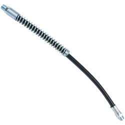 Grease Gun Hose w/ Safety Spring - 18" 