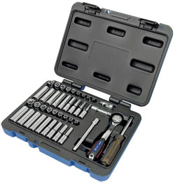 Chrome Socket Set - 1/4" - 6 Point / 600125 *42 Pc