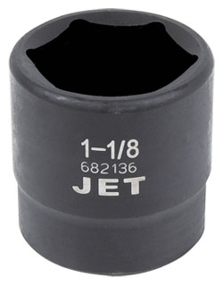 Impact Socket - Regular 6 Point - 1/2" Drive - Imperial / 6821