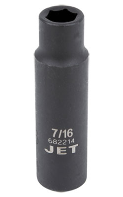 Impact Socket - Deep 6 Point - 1/2" Drive - Imperial / 6822