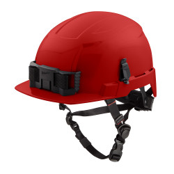 Red Front Brim Safety Helmet (USA) - Type 2, Class E