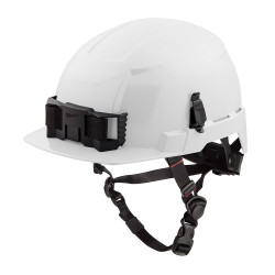 White Front Brim Safety Helmet (USA) - Type 2, Class E