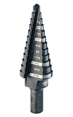 2-Piece #4 Step Drill Bit Set