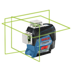 360⁰ Connected Green-Beam Three-Plane Leveling and Alignment-Line Laser - *BOSCH