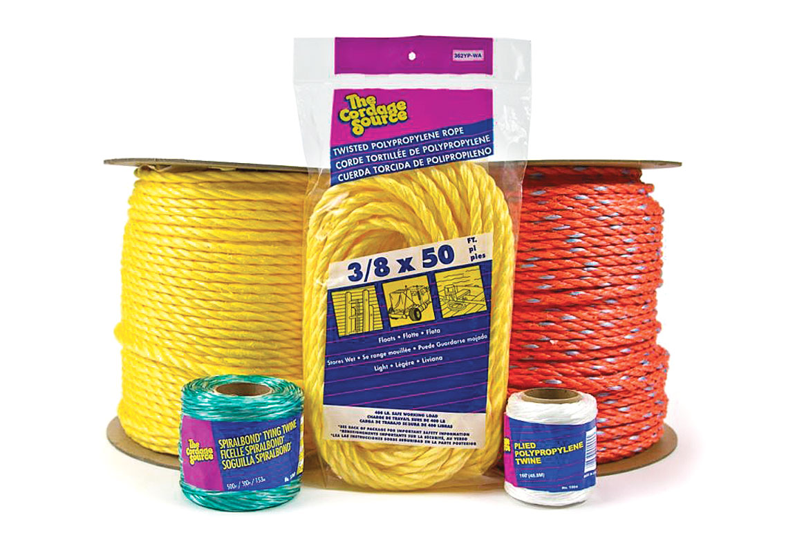 Rope - Twisted 3-Strand - 3/8 x 630' / Polypropylene