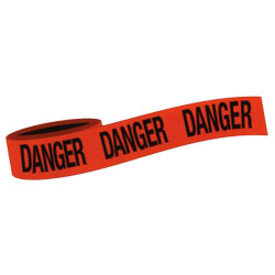 DANGER Barricade Tape - Red - 3" x 1000'