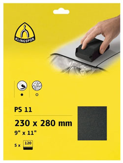 Sand Paper - Silicon Carbide - 9" x 11" / PS11 Series (5 Pack)