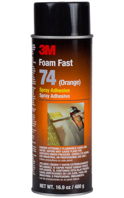 Spray Adhesive - Foam/Fabric - Aerosol / 74 Series *FOAM FAST 74™