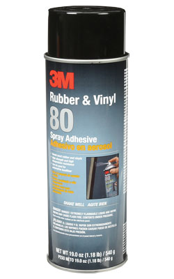 Adhesive - Rubber and Vinyl - Yellow - Aerosol / 80