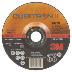 Cut & Grind Wheel - Ceramic - Type 27 / AB287 Series *CUBITRON II