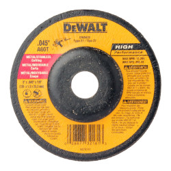 5" x .045 x 7/8" Cut Off Wheel - Type 27