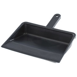 Dustpan - 12" Edge - Black / Plastic