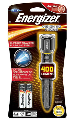 Flashlight - LED - 400 Lumens / EPMZH21E *Vision HD Focus