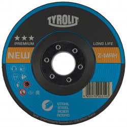 Premium Z-MAX Grinding Wheel 6"x9/32"x7/8" TYPE 27 Steel - *Z-MAX