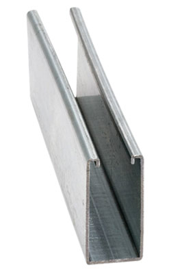 Strut Channel - 3-1/4" - Single - 10' / Pre-Galvanized Steel *12 GAUGE