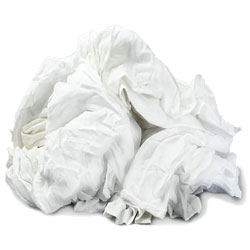 Select T-Shirt Rags - Low Lint - White / SW