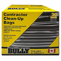 Garbage Bags - 3 mil - Black / 334072 *BULLY