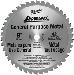8 in. 42 Tooth Dry Cut Cermet Tipped Circular Saw Blade