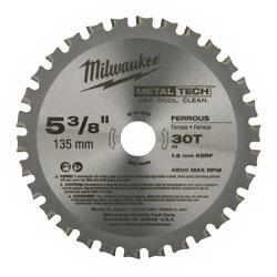 5-3/8 in. 30T Ferrous Metal Circular Saw Blade