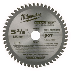 5-3/8 in. 50T Non-Ferrous Metal Circular Saw Blade