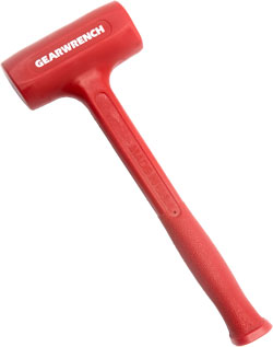 Dead Blow Hammer - One-Piece - Hi-Viz Red / 69-500G Series *SLIMLINE