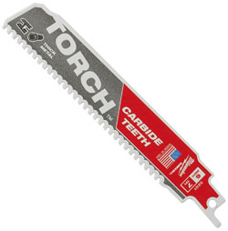9" 8TPI THE TORCH™ Carbide Teeth Metal Cutting SAWZALL® Blade 5PK
