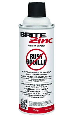 Galvanizing Spray - 354g - HDG Gray / 1008406 *BRITE ZINC