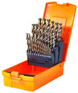 Reduced Shank Drill Bit Set - 135° - Fractional / 01-E 818 *SST+ (29 pc)