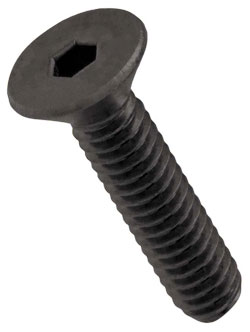 Flat Socket Cap Screws - 3/8-24 - Alloy / PLAIN