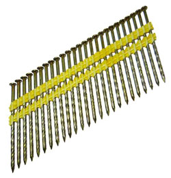 Plastic Strip Nails - 4-1/2" - Screw / COATED
