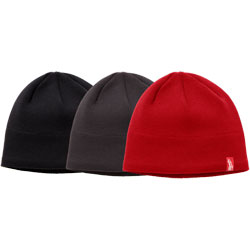 Fleece Lined Knit Hat - Red