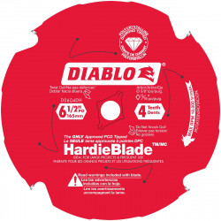6-1/2 in. x 4 Tooth (PCD) Fiber Cement HardieBlade