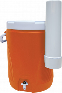 Water Cooler - 5 Gal. - Orange / ON607 *w/ Cup Holder