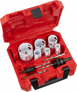 Hole Saw Kit - 10 PC - Plumbers / 49-22-4145 *HOLE DOZER™