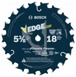 5-3/8 In. 18 Tooth Edge Circular Saw Blade for Fast Cuts