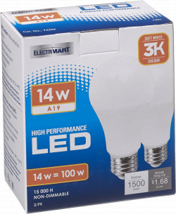 Light Bulbs - LED - 14 W / 72204 (2 PK)