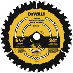 6-1/2" Circular Saw Blade - 24 Tooth