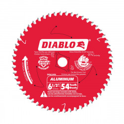 6-1/2 in. x 54 Tooth Medium Aluminum Cutting Saw Blade