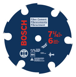 Carbide-Tipped Fiber Cement Blade - 7-1/4" - 6T