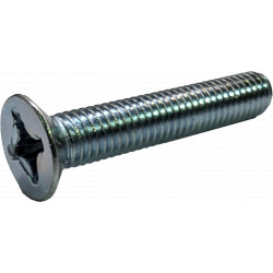 Screw M6-35 Flat Head Phillips ZN