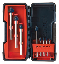 8 pc. Glass and Tile Bit Set - *BOSCH