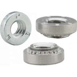 Self-Clinching Nuts - 1/4-20 - Zinc / S-0420-1ZI