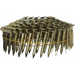 15° Coiled Roofing Nails - 1-1/4" - Smooth / ELECTRO GALVANIZED
