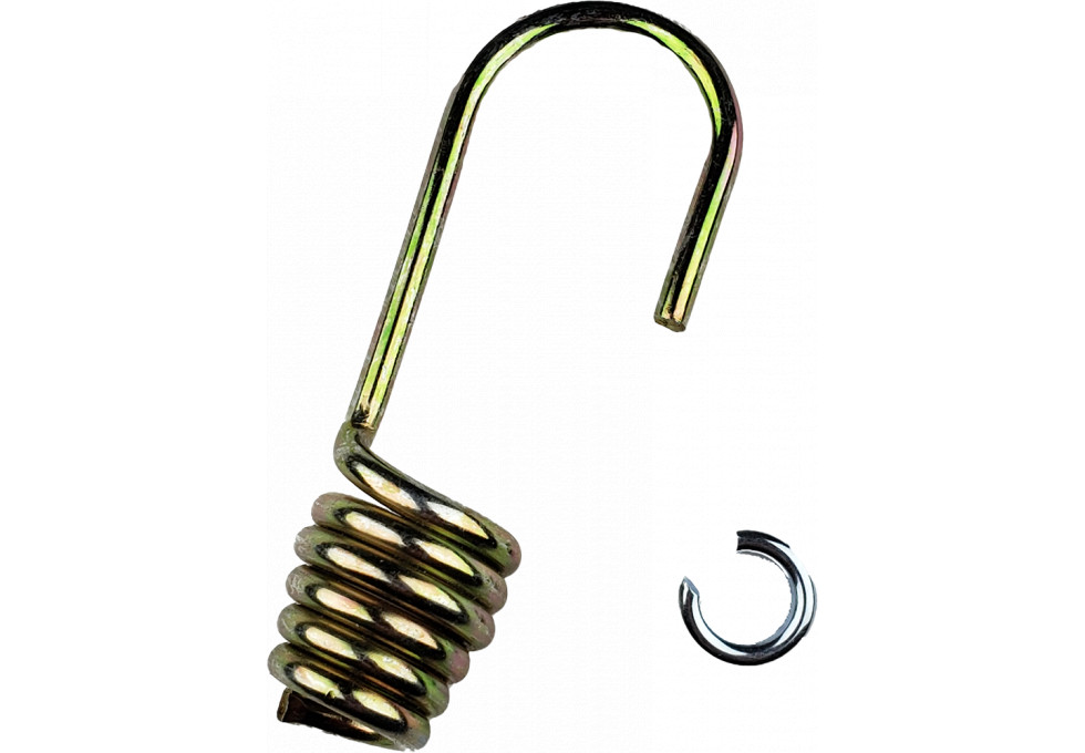 Bungee Cord Hook & C Ring - 3/16 - Steel / 121-072 *DICHROMATED