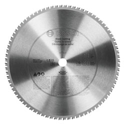 14 In. 80 Tooth Edge Circular Saw Blade for Ferrous Metal Cutting