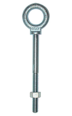 Long Shank Eye Bolt - 1/2-13 x 6" / ZINC