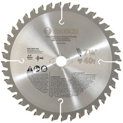 7-1/4 In. 40 Tooth Edge Non-Ferrous Metal-Cutting Circular Saw Blade