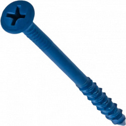 Phillips Flat Head #3 TAPCON® Anchors - 1/4" x 1-1/4" / Climaseal® Coating